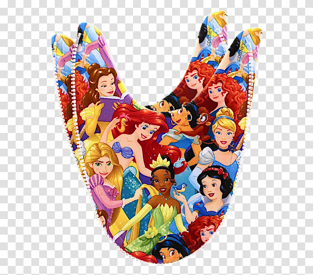 Disney Multi Princess Mix N Match Zlipperz SetClass Disney Characters Mix, Apparel, Person, Collage Transparent Png