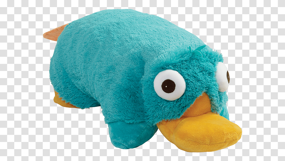 Disney Phineas And Ferb Perry The Platypus Pillow Pet Pillow Pets Disney, Toy, Plush, Animal, Bird Transparent Png