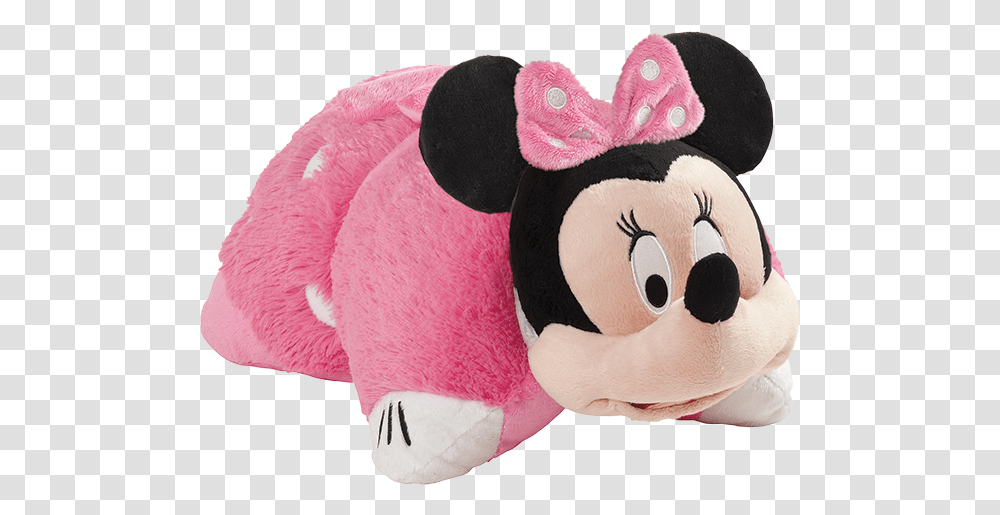 Disney Pink Minnie Mouse Pillow Pet Pillow Pet Minnie Mouse, Cushion Transparent Png