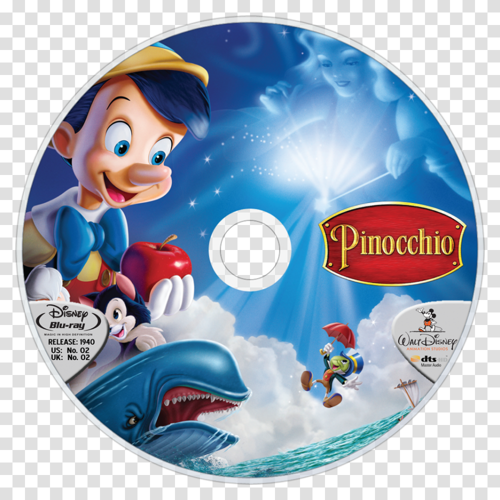 Disney Pinocchio Whale, Disk, Dvd, Person, Human Transparent Png