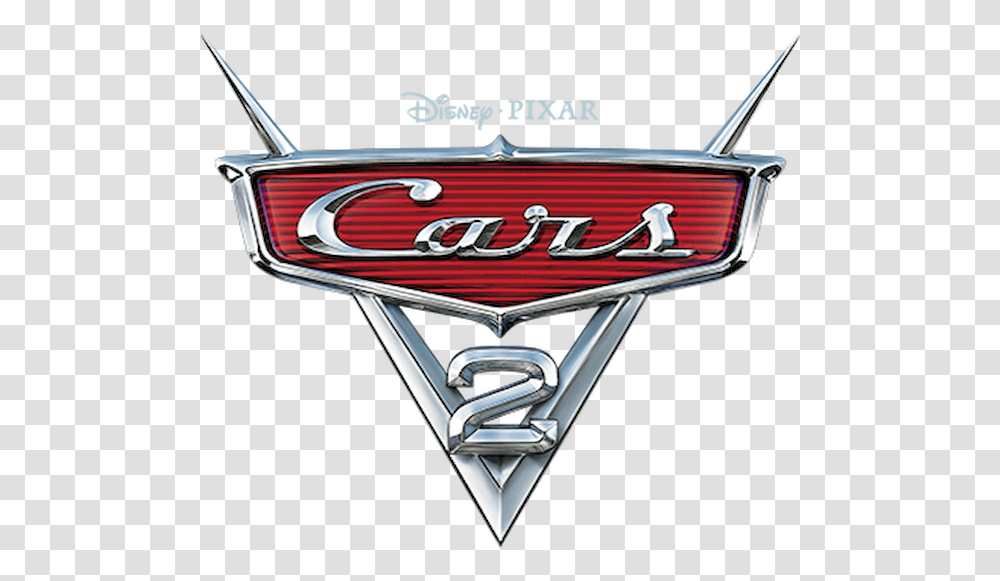 Disney Pixar Cars 2 Logo, Trademark, Emblem Transparent Png