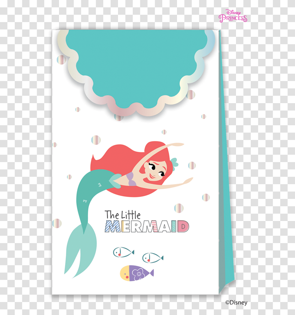 Disney Princess Ariel Under The Sea Party Paper Loot Ariel, Envelope, Mail, Greeting Card Transparent Png