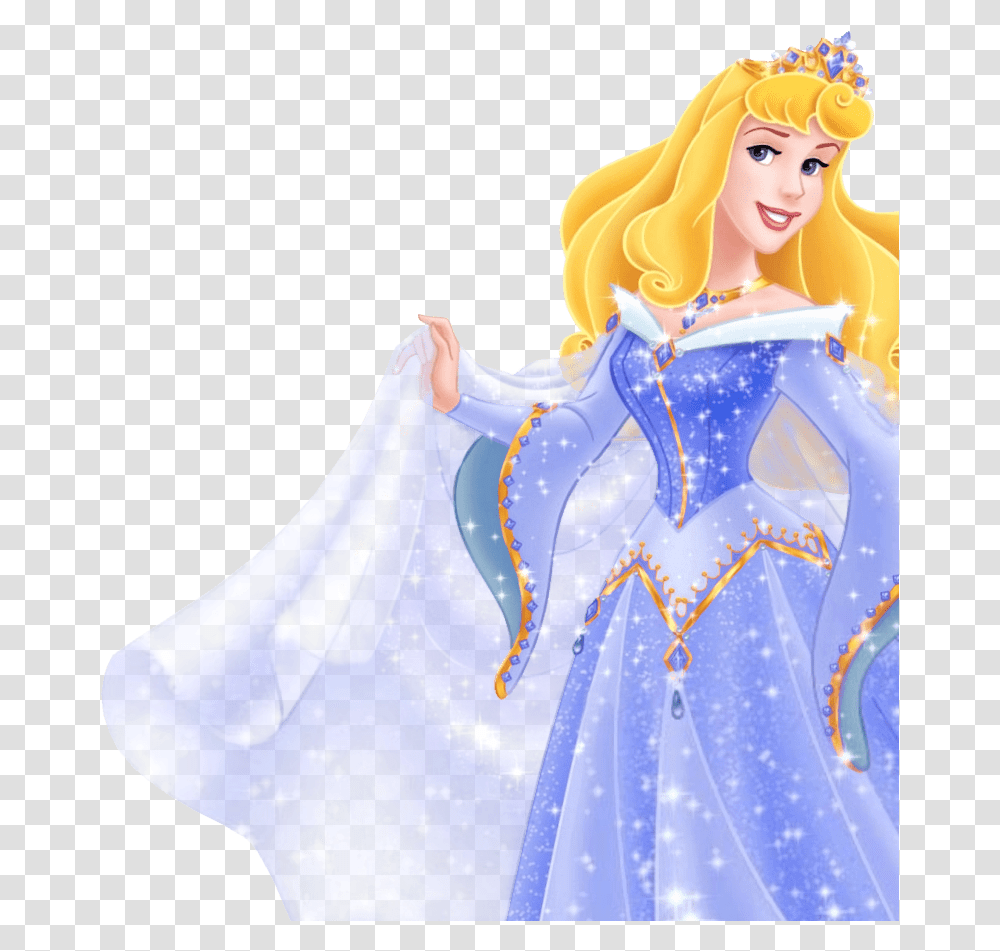 Disney Princess Aurora Blue Dress Download Disney Princess Aurora Blue Dress, Doll, Toy, Costume Transparent Png