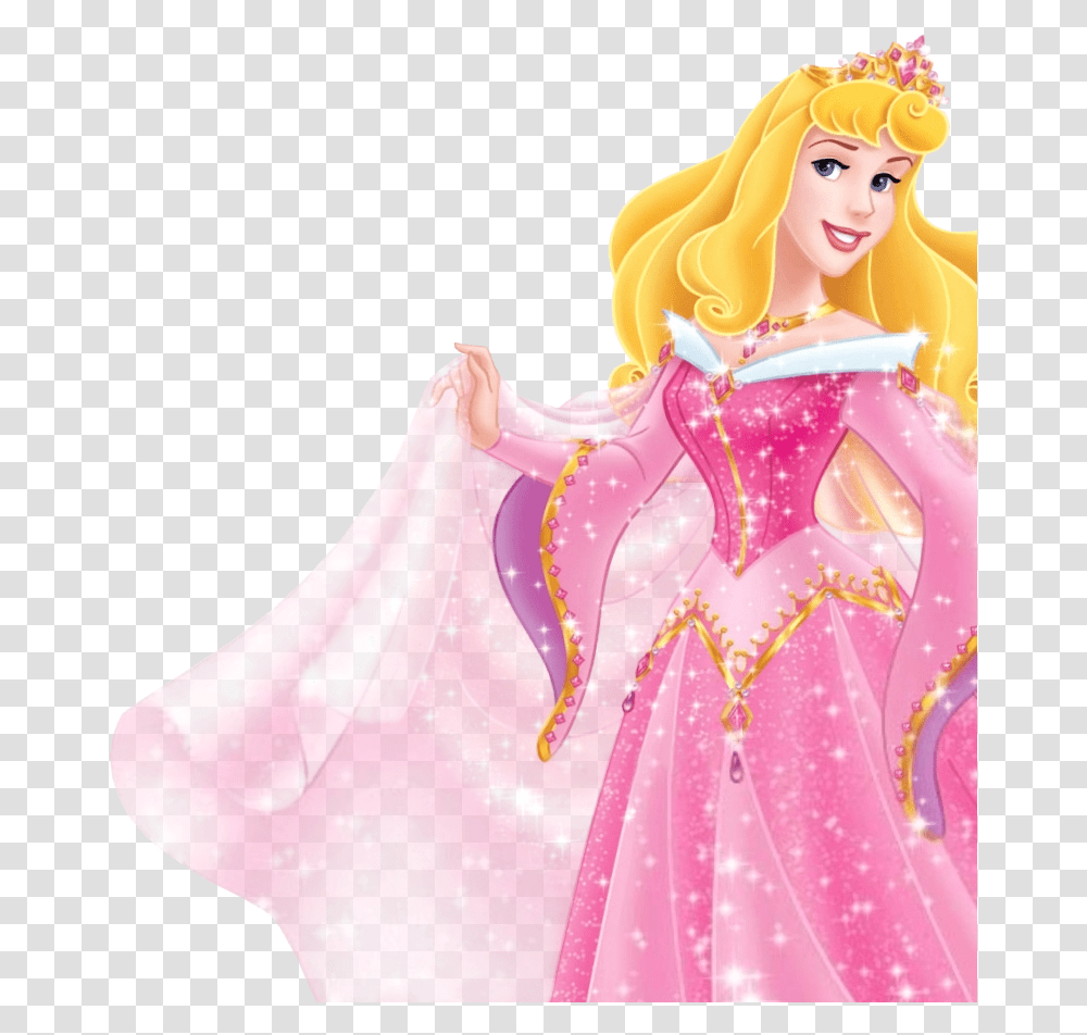 Disney Princess Aurora Pink Princess Aurora Blue Dress, Doll, Toy, Barbie, Figurine Transparent Png