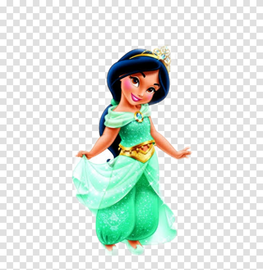 Disney Princess Babies Jasmine, Doll, Toy, Figurine, Person Transparent Png