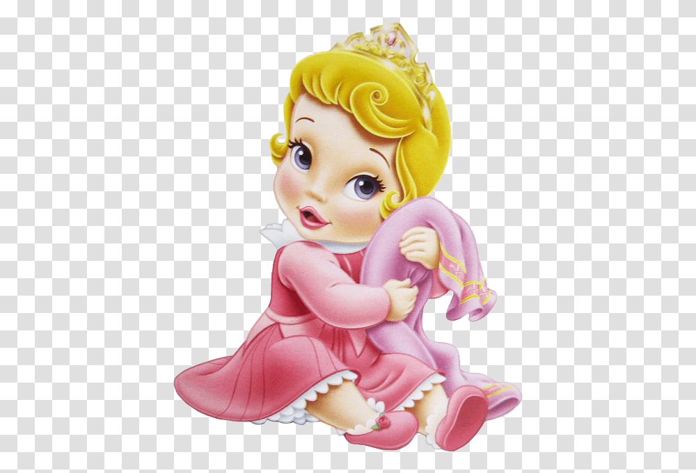 Disney Princess Baby Aurora, Figurine, Person, Human, Toy Transparent Png