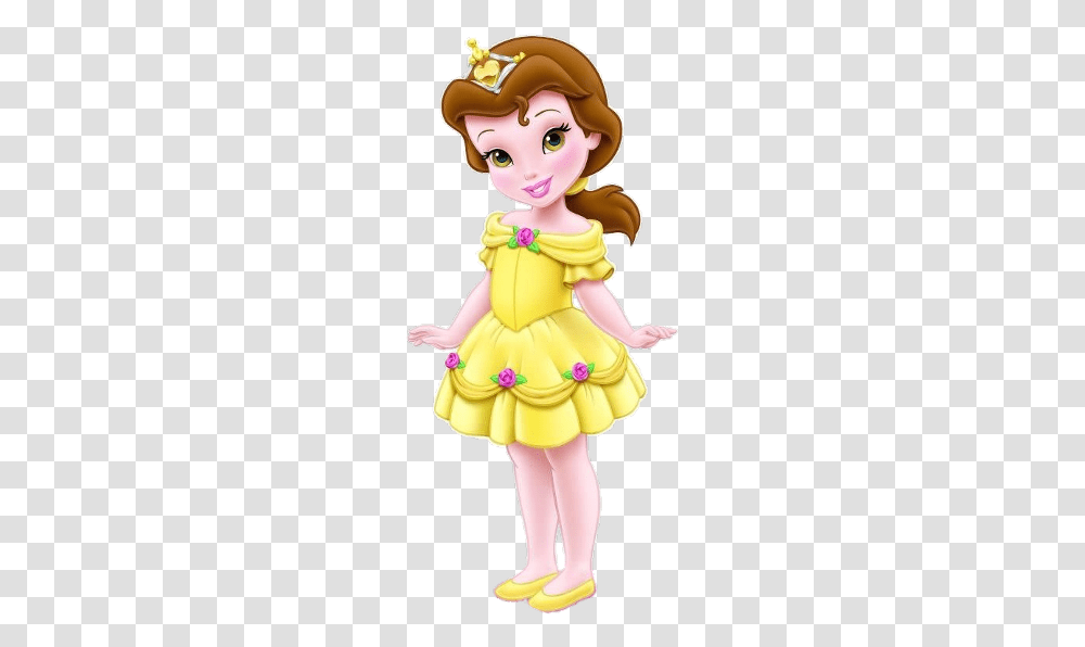 Disney Princess Belle Baby, Figurine, Doll, Toy, Barbie Transparent Png
