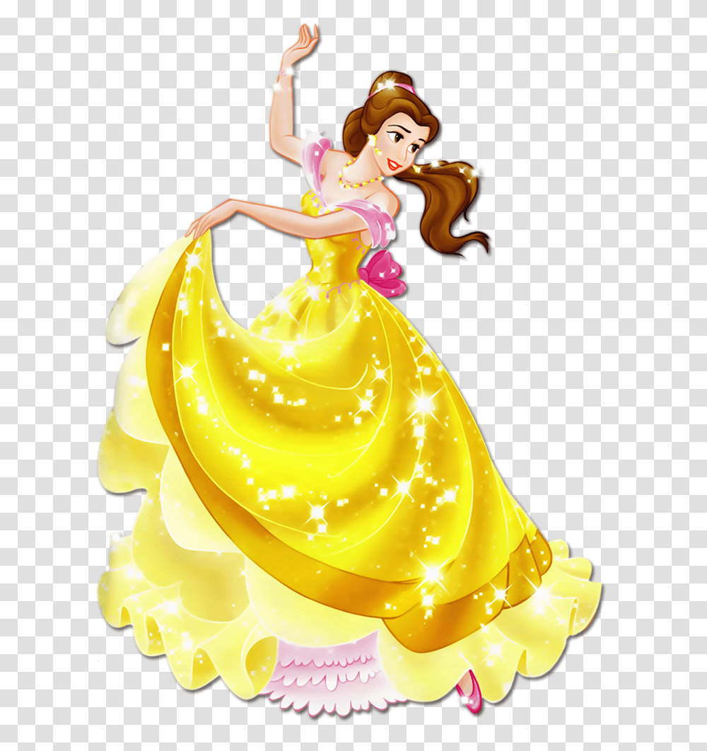 Disney Princess Belle, Figurine, Doll, Toy, Barbie Transparent Png