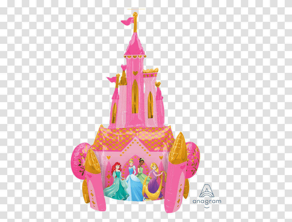Disney Princess Birthday Party City, Birthday Cake, Food, Wedding Cake, Inflatable Transparent Png