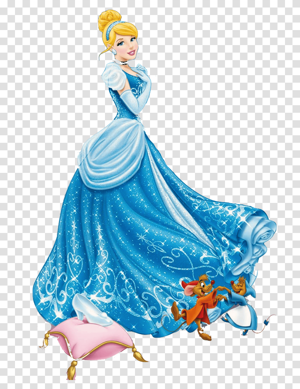 Disney Princess Cinderella, Person, Figurine, Wedding Gown Transparent Png