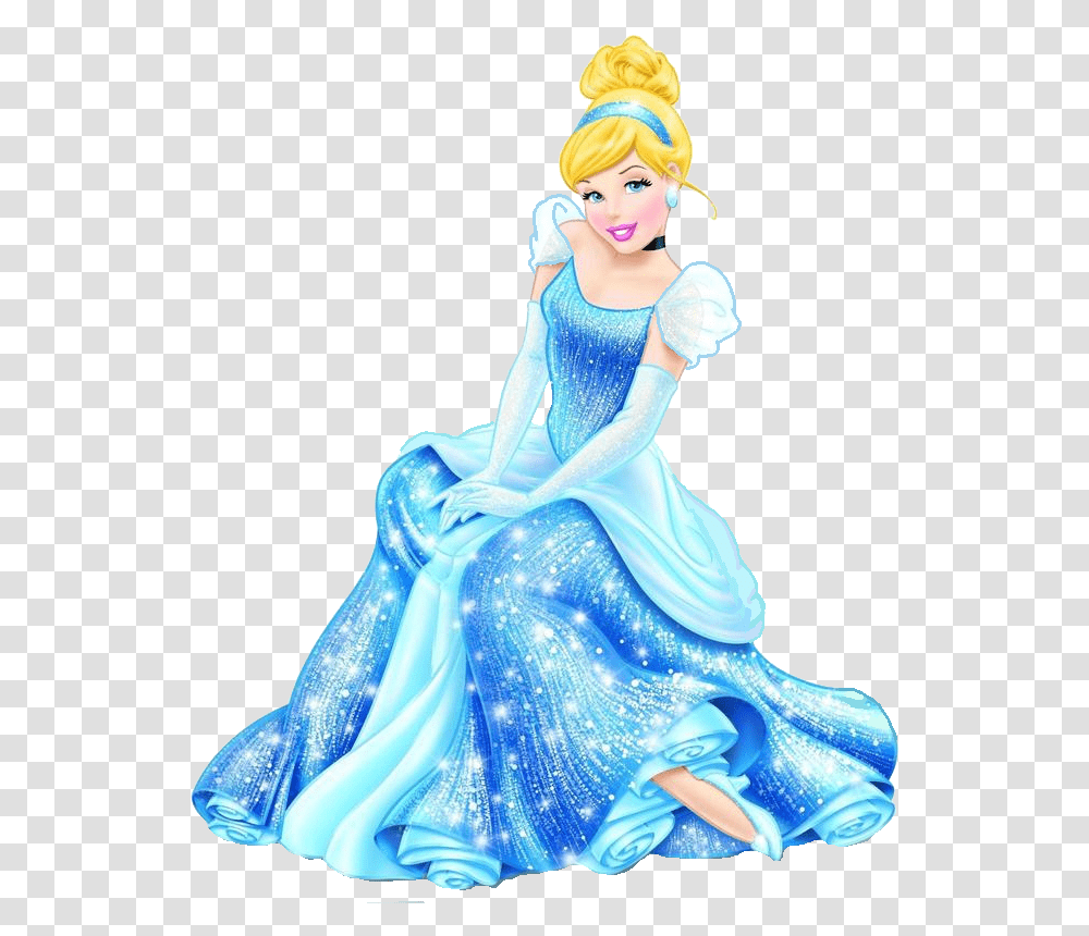 Disney Princess Cinderella, Figurine, Doll, Toy, Person Transparent Png