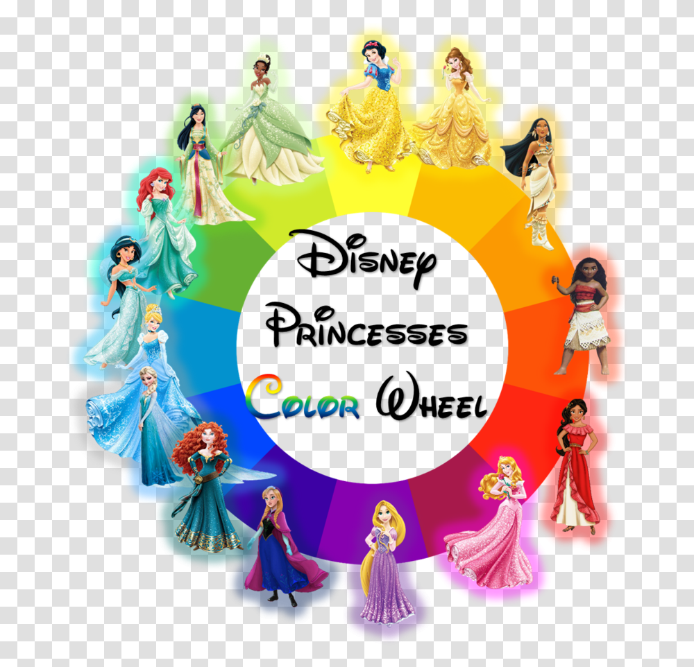 Disney Princess Color Wheel, Person, Leisure Activities Transparent Png