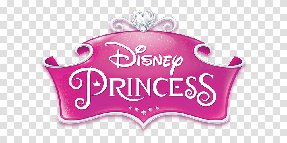 Disney Princess Crown Disney Princesses Logo, Purple, Text, Birthday Cake, Food Transparent Png