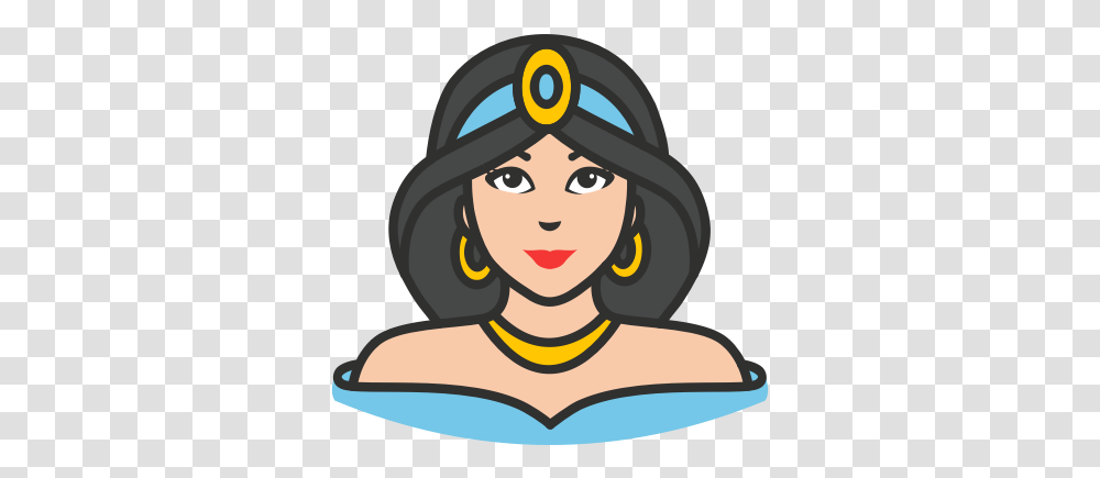 Disney Princess Jasmine Queen Icon, Clothing, Apparel, Face, Helmet Transparent Png