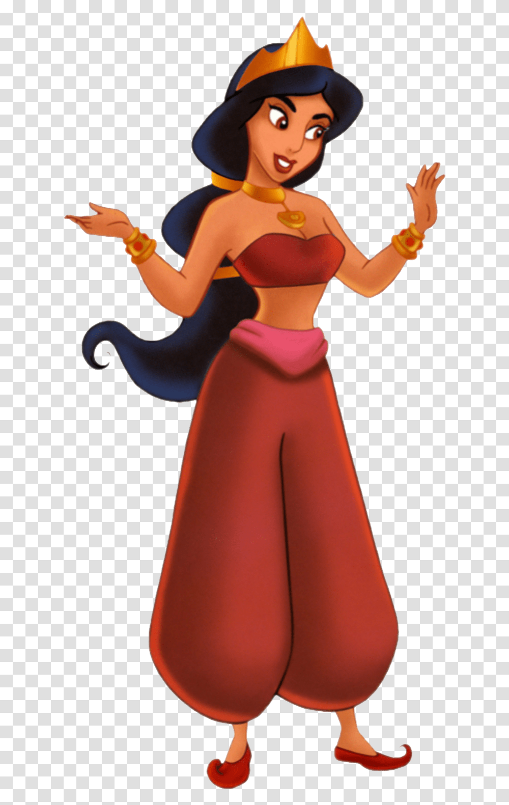 Disney Princess Jasmine Red Download Disney Princesses Cartoon Characters, Doll, Toy, Cape Transparent Png