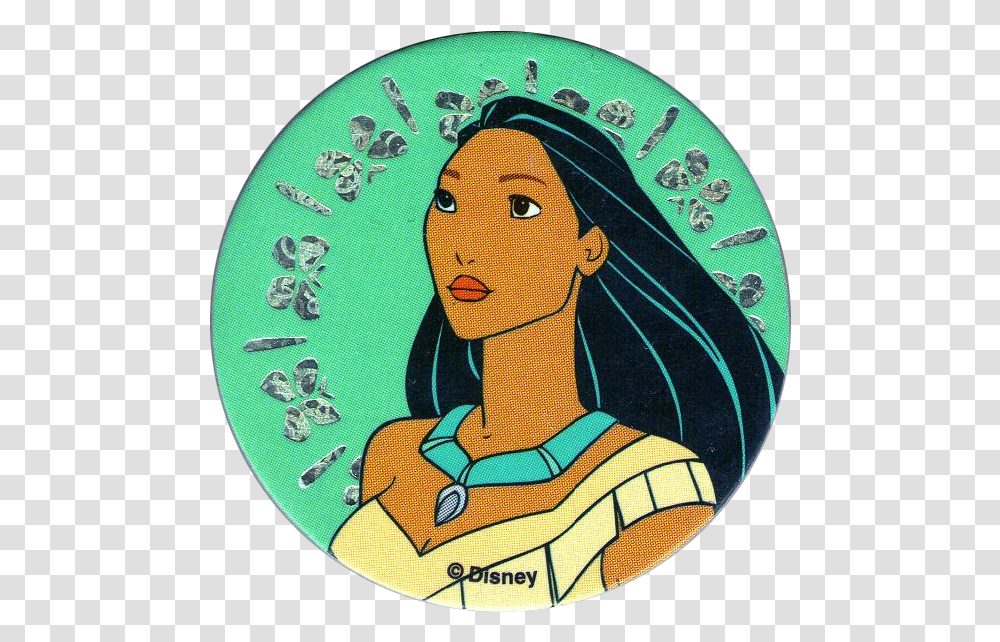 Disney Princess Pochantos Logo In Circle, Trademark, Badge Transparent Png