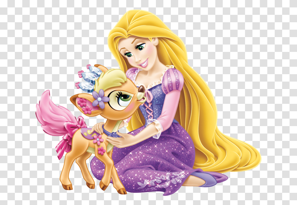 Disney Princess Rapunzel With Disney Princess Images Rapunzel, Figurine, Doll, Toy, Barbie Transparent Png