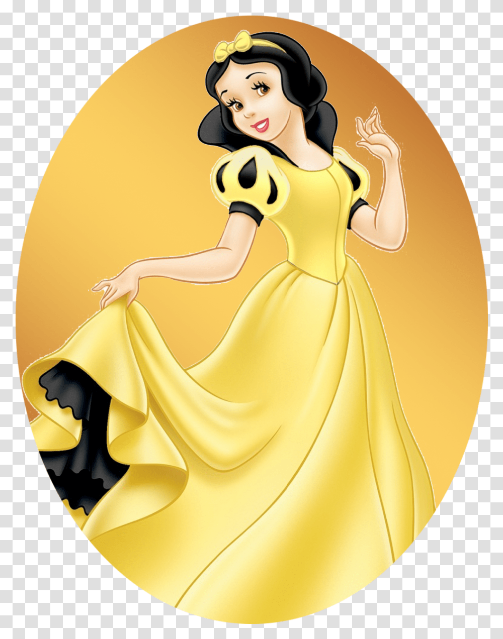 Disney Princess Snow White, Female, Figurine, Evening Dress Transparent Png