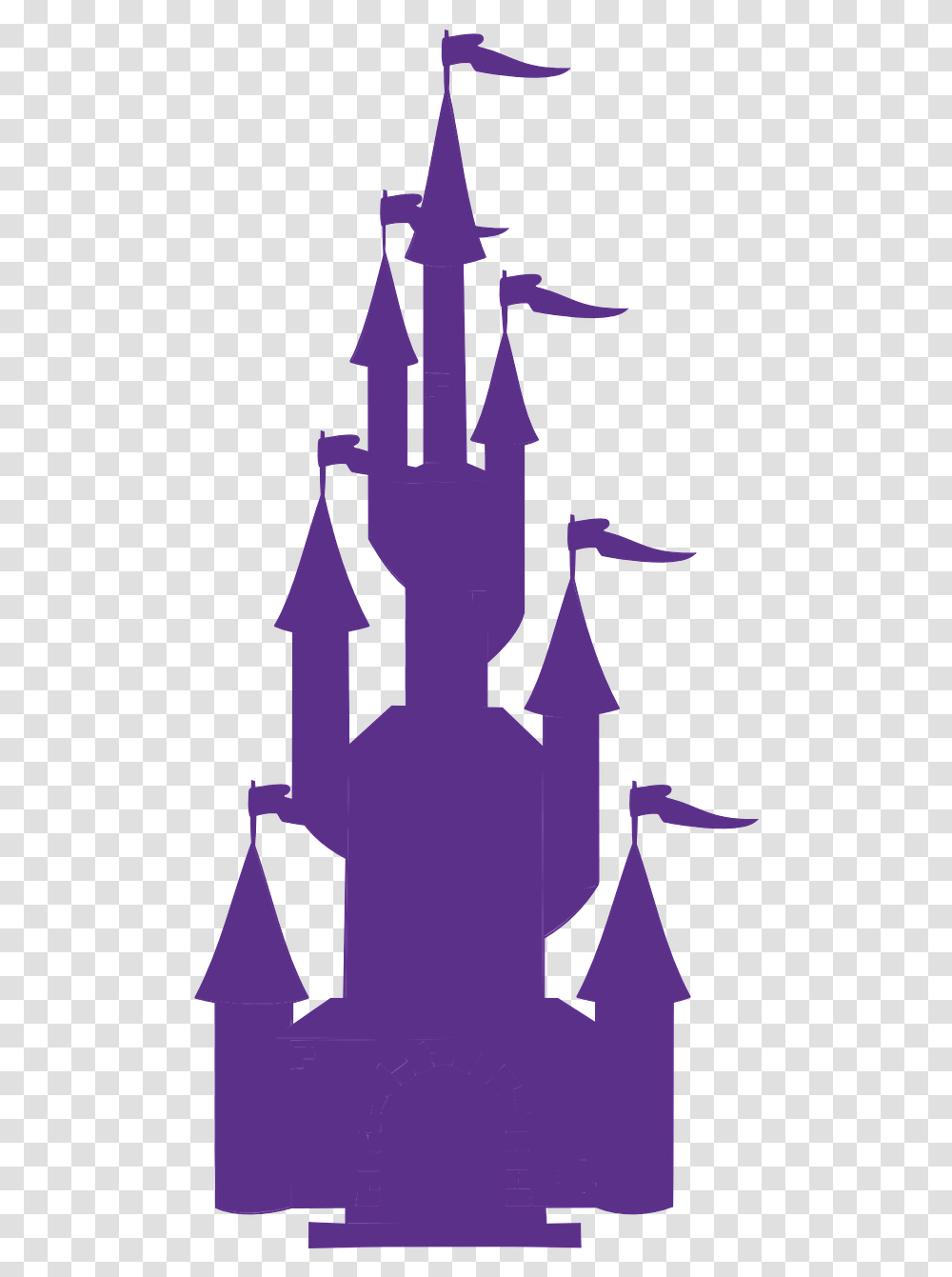 Disney Princess Ultimate Dream Castle Coupon Purple Castle Clipart, Trident, Emblem, Spear Transparent Png