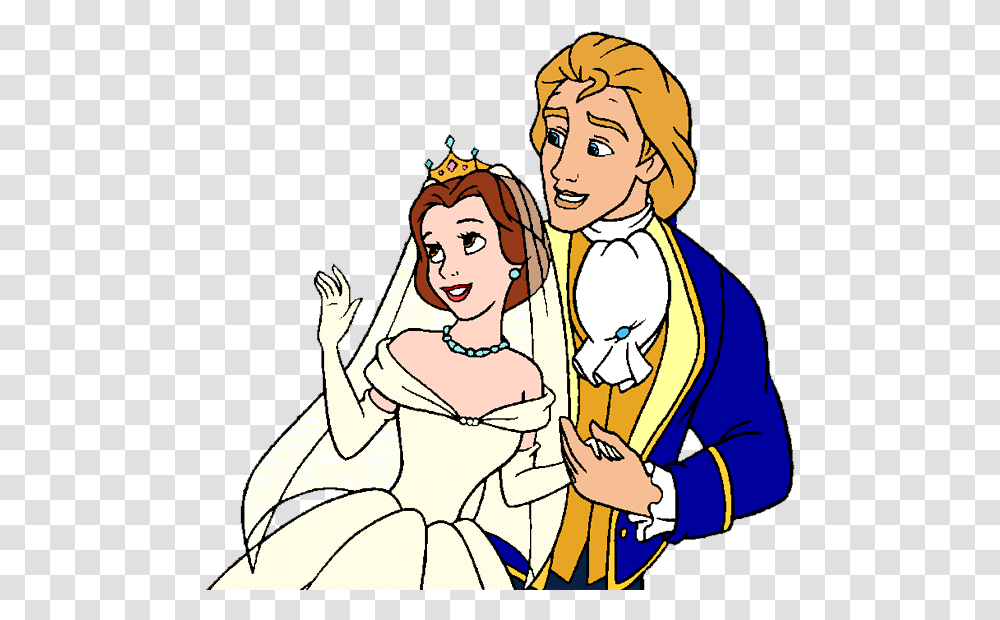 Disney Princess Wedding Clipart, Person, Human, Drawing, People Transparent Png