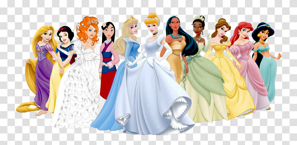 Disney Princesses Background Disney Princess Clipart, Figurine, Doll, Toy, Person Transparent Png