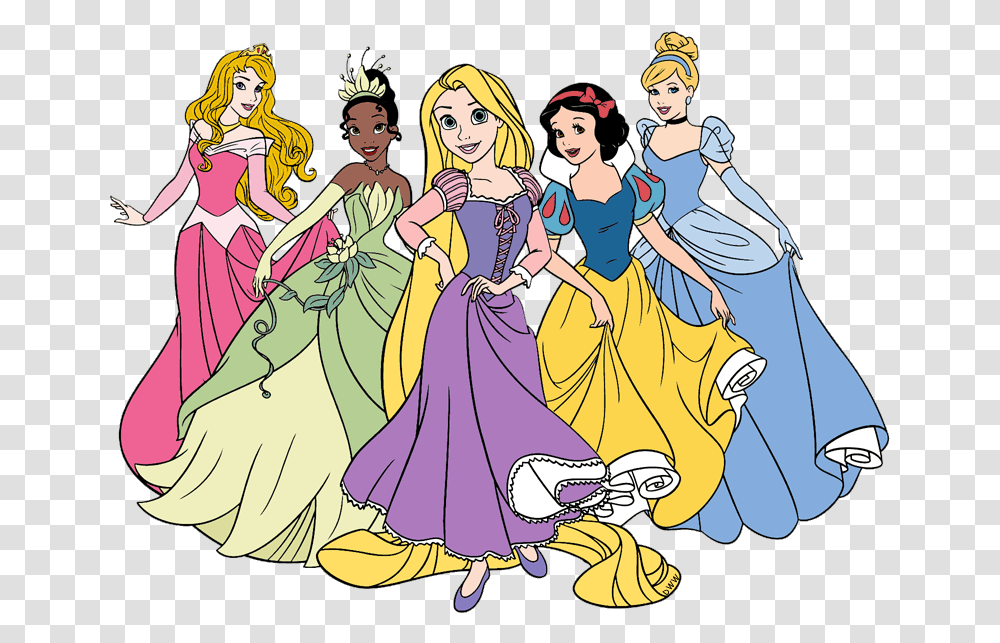 Disney Princesses Clip Art Disney Princesses Clipart, Person, People, Comics, Book Transparent Png