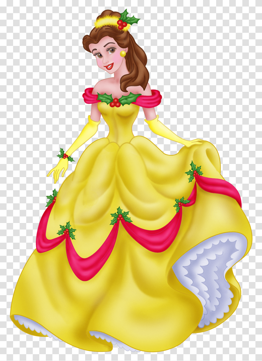 Disney Princesses Clipart Christmas Princesas Disney Imagens Princesas Da Disney, Figurine, Doll, Toy, Barbie Transparent Png