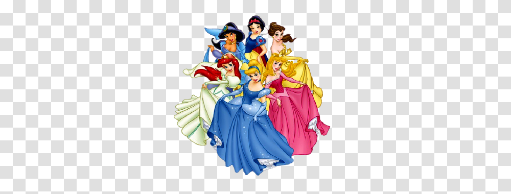 Disney Princesses Clipart Group, Performer, Person, Human, Leisure Activities Transparent Png