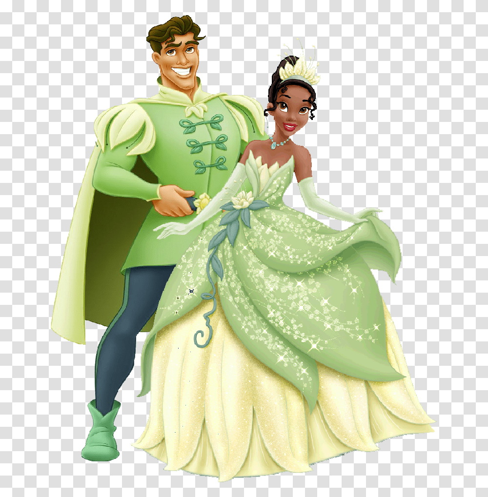 Disney Princesses Clipart Princess And The Frog Disney Princess Tiana, Jewelry, Accessories, Costume, Person Transparent Png