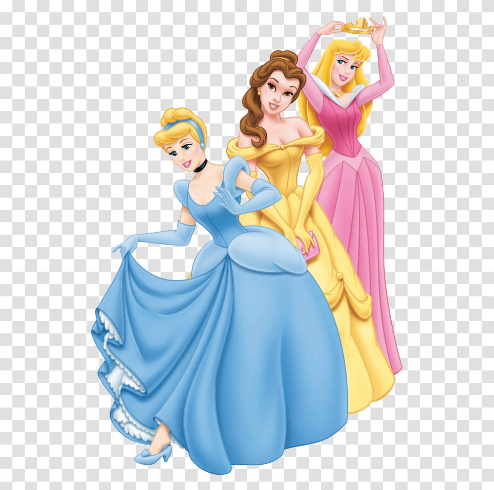 Disney Princesses Clipart Princess Aurora And Cinderella, Person, Leisure Activities, Performer Transparent Png