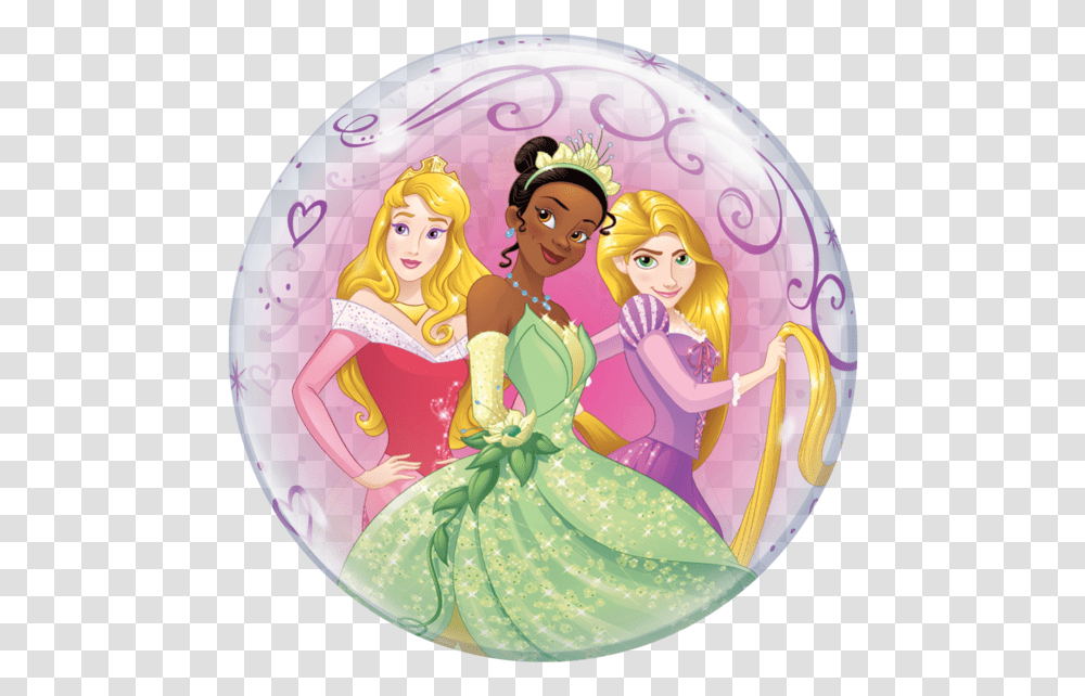 Disney Princesses Disney Princess Bubble Balloon, Sphere, Purple, Person, Human Transparent Png