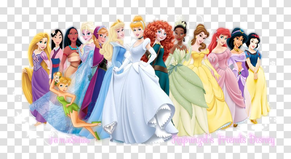 Disney Princesses No Background, Doll, Toy, Figurine, Person Transparent Png