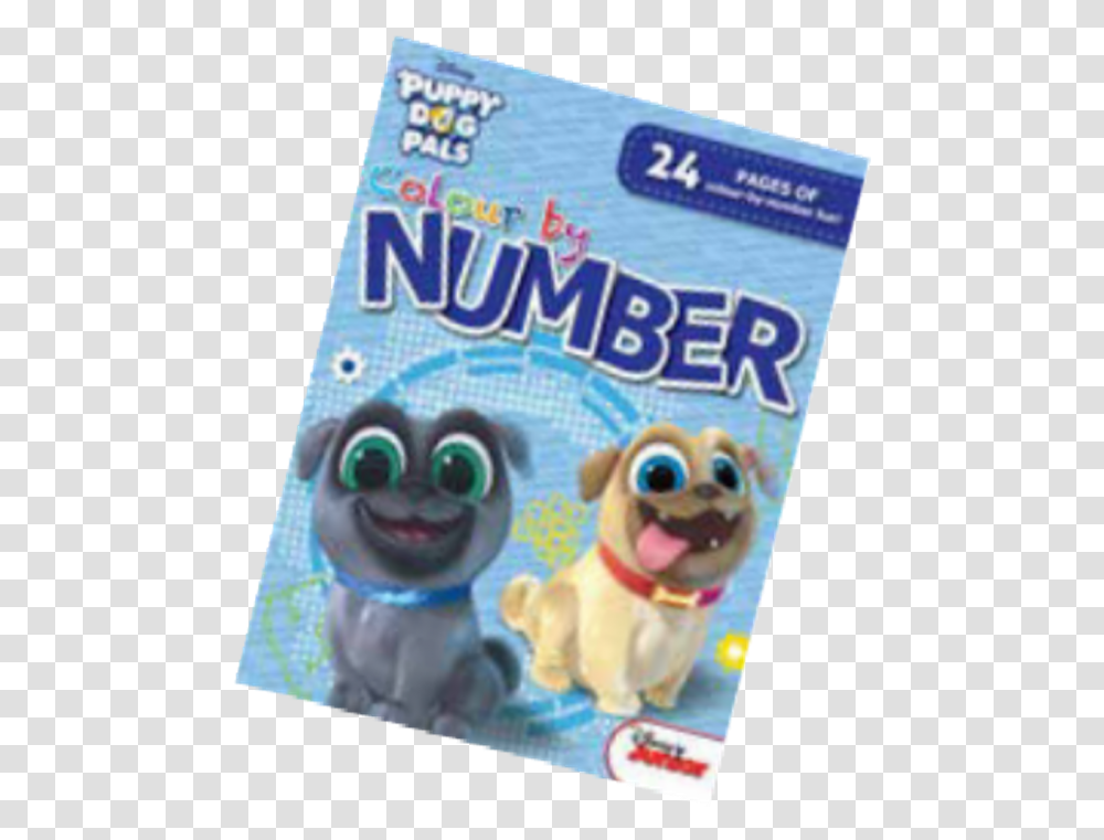 Disney Puppy Dog Pals Colour By Numbers Companion Dog, Outdoors, Flyer, Poster, Paper Transparent Png