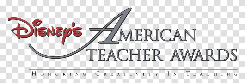 Disney's American Teacher Awards Logo Disney, Alphabet, Word Transparent Png