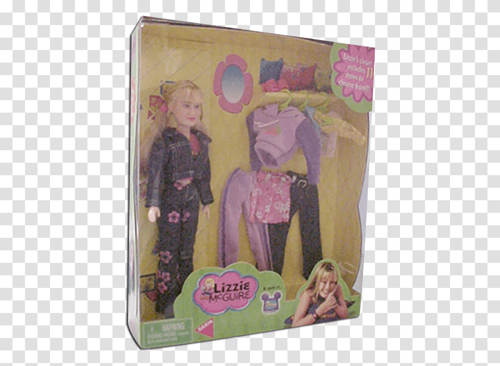 Disney's Lizzie Mcguire Hilary Duff Doll Gift Set Closet Barbie, Person, Poster, Advertisement Transparent Png