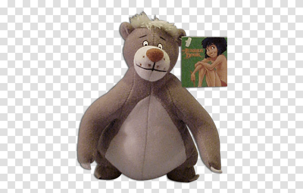 Disney's Mini Plush Jungle Book S Baloo Bear Safe Disney, Toy, Person, Human, Teddy Bear Transparent Png