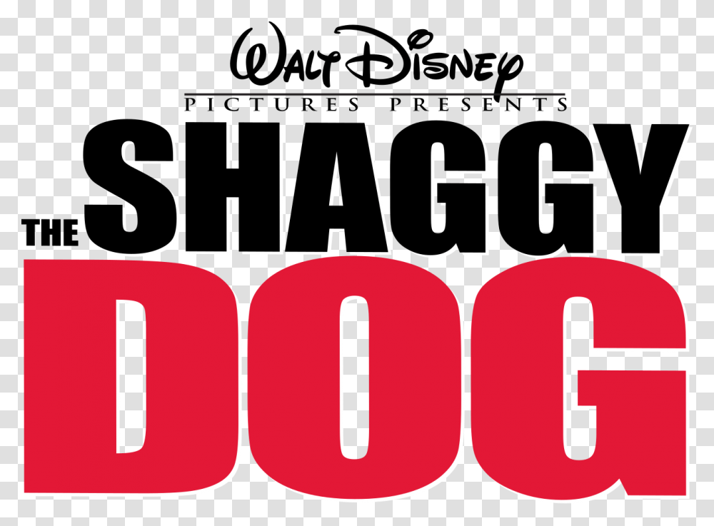 Disney Shaggy Dog Logo, Word, Number Transparent Png