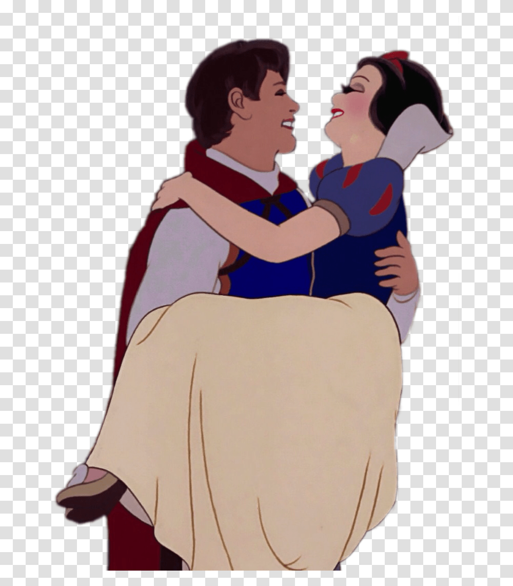 Disney Snow White, Person, Make Out, Dating, Hug Transparent Png