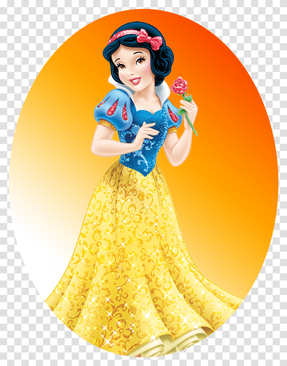 Disney Snow White Princess Clipart, Apparel, Evening Dress, Robe Transparent Png