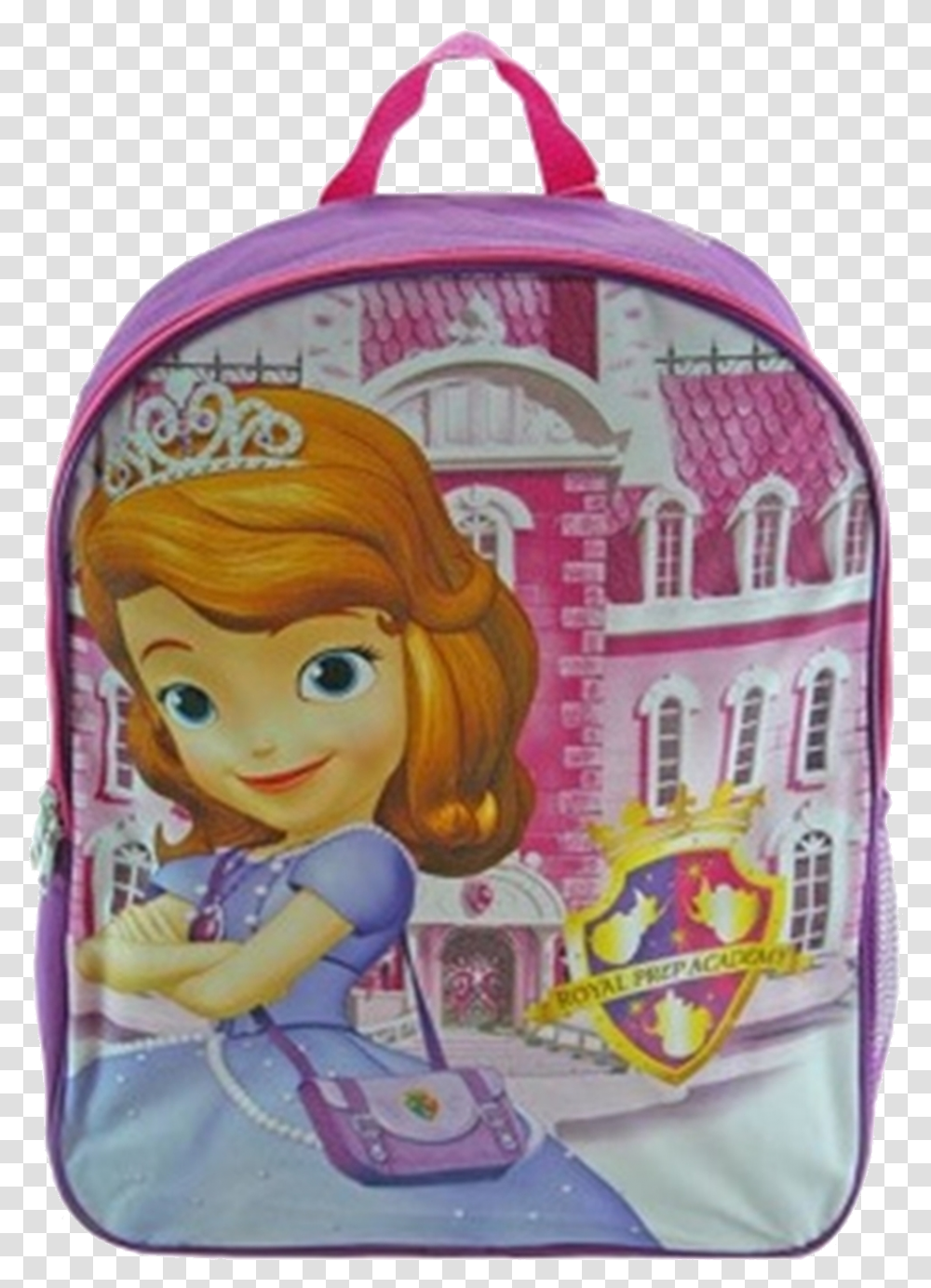 Disney Sofia The First 16inch Backpack 72dpi Cartoon, Figurine, Toy, Doll, Barbie Transparent Png