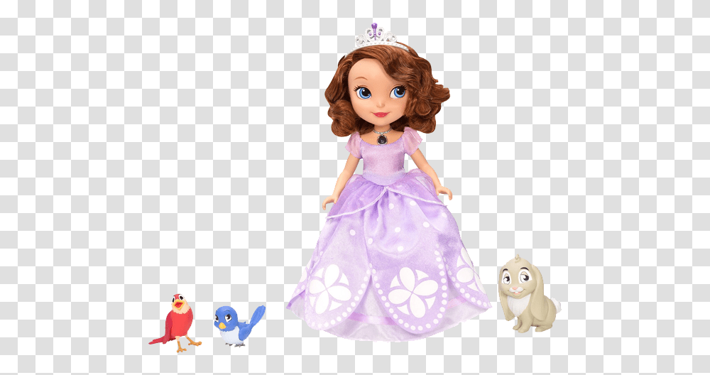 Disney Sofia The First Talking And Animal Friends Doll Sofia The First Toys, Person, Human, Barbie, Figurine Transparent Png