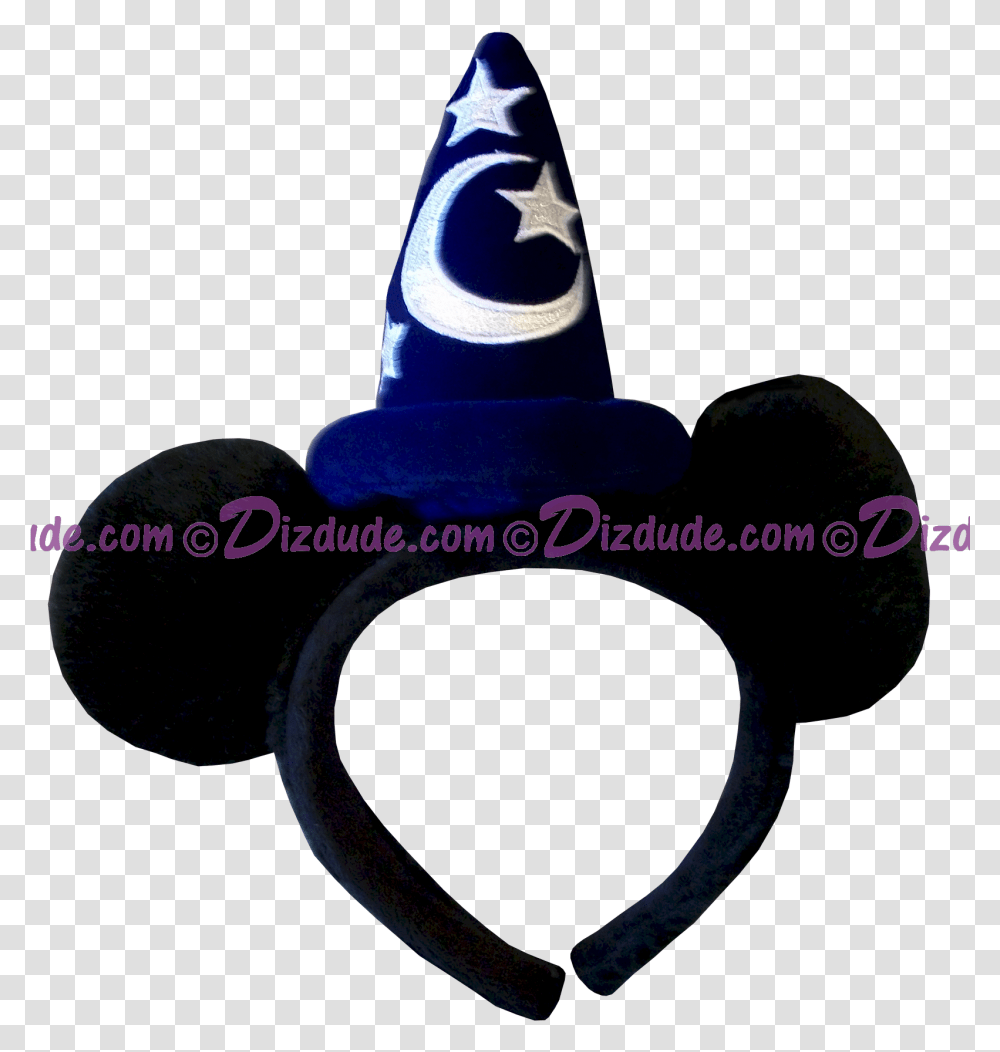 Disney Sorcerers Headband With Mickey Ears Dizdude Party Hat, Apparel Transparent Png