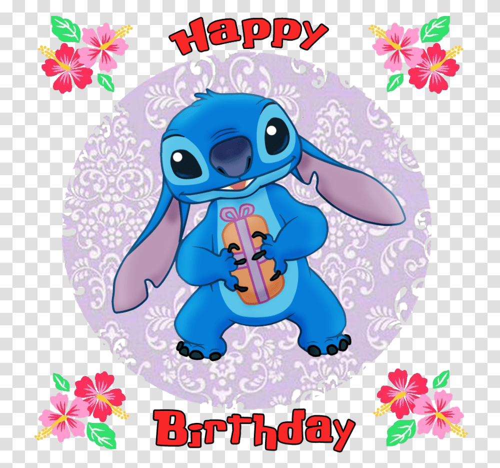Disney Stitch Disney Gift Card Lilo Stitch Happy, Graphics, Art, Floral Design, Pattern Transparent Png