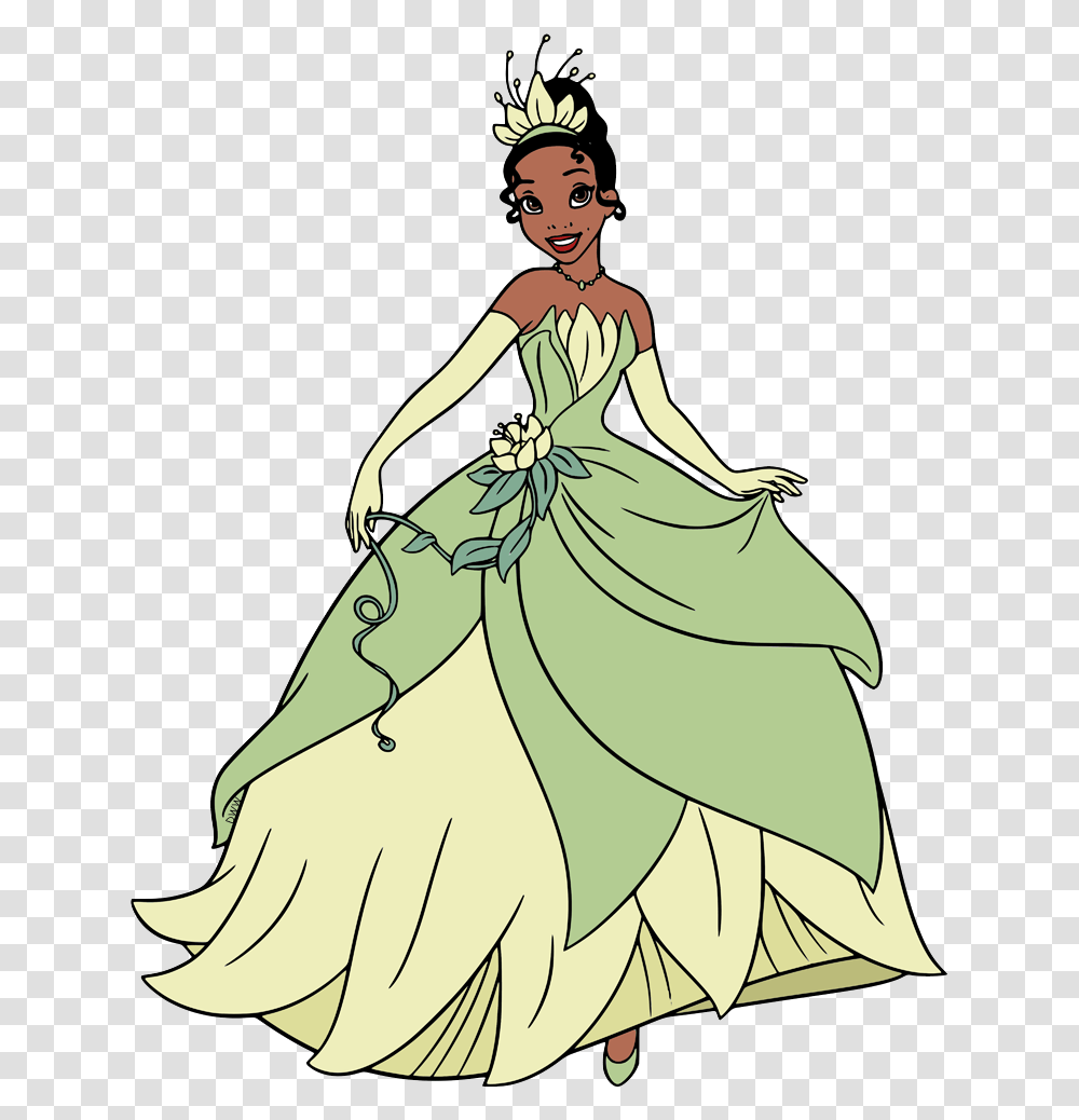 Disney The Princess And The Frog Clipart, Dress, Female, Person Transparent Png