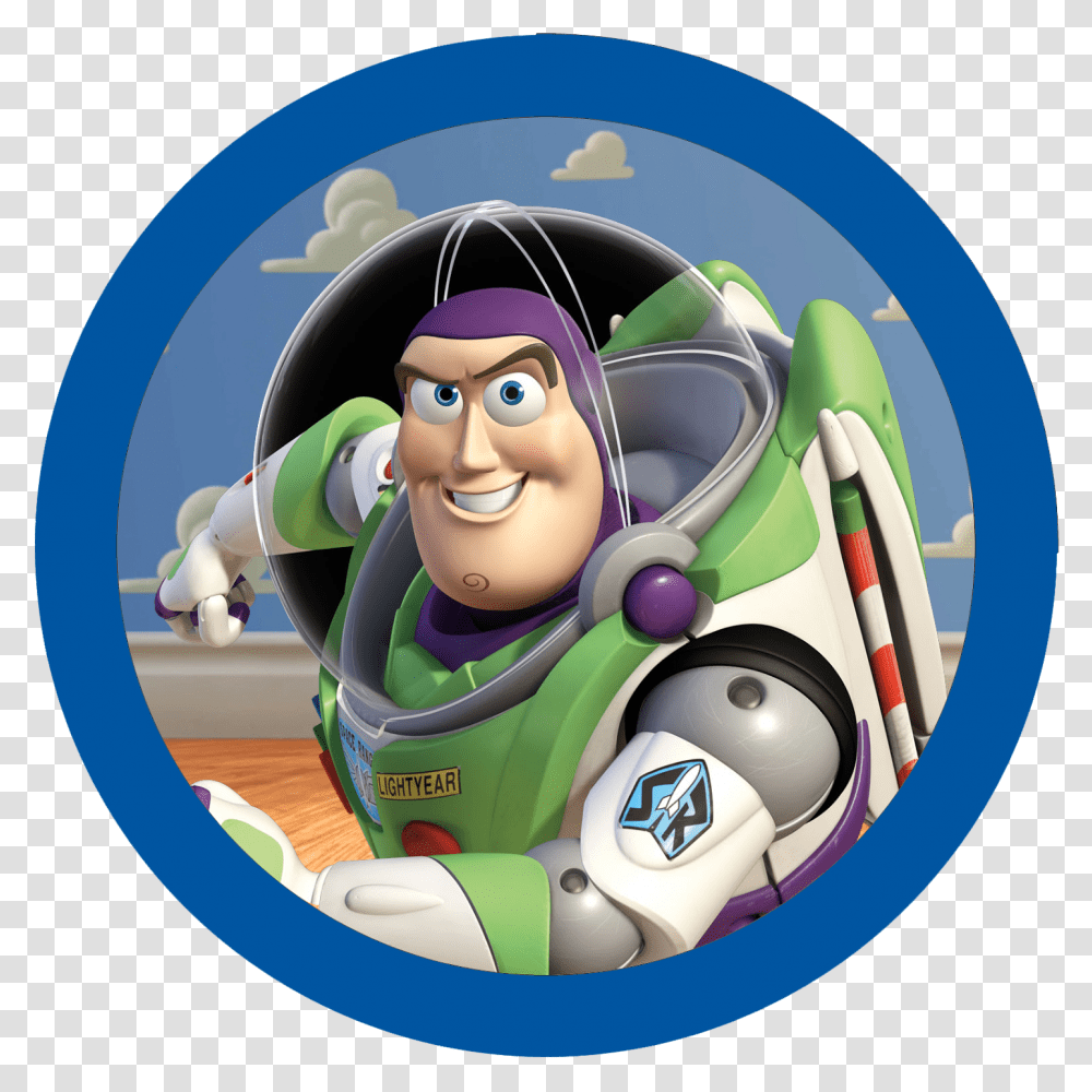 Disney Toy Story Round Sticker Labels For Bag Lollipop Buzz Lightyear Side View, Person, Outdoors, Face, People Transparent Png