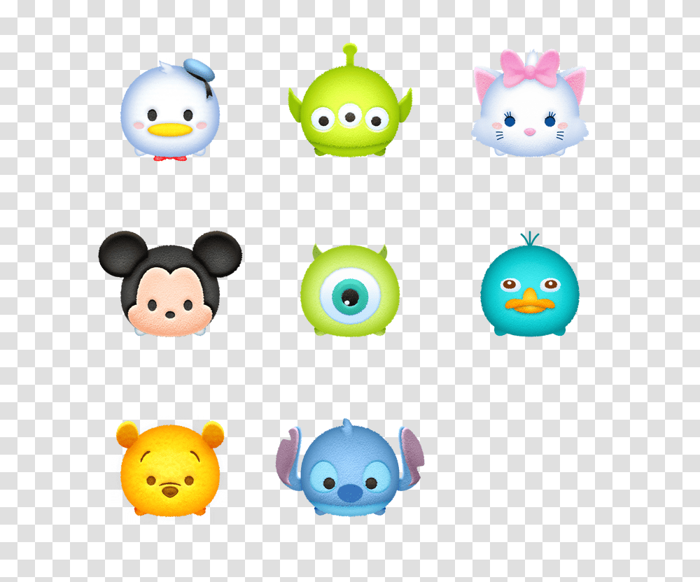 Disney Tsum Tsum Characters, Toy, Angry Birds, Pac Man, Piggy Bank Transparent Png