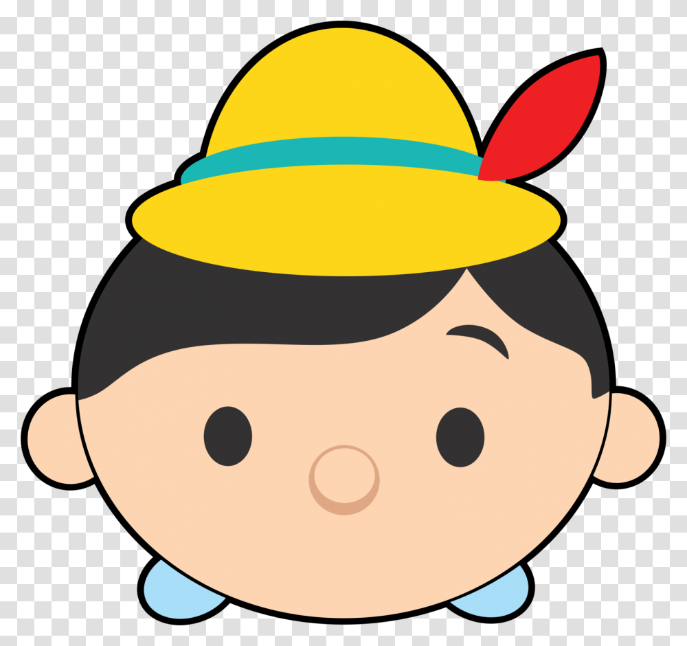 Disney Tsum Tsum Clipart Pinnocchio, Apparel, Hat, Snowman Transparent Png