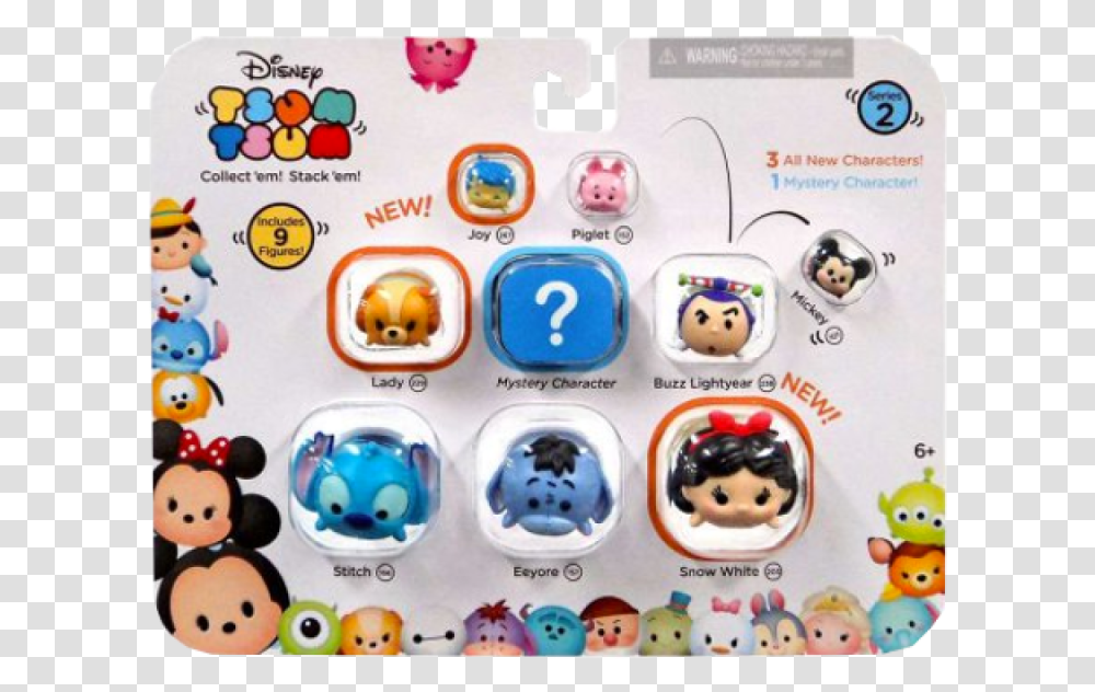 Disney Tsum Tsum Pack, Number, Alphabet Transparent Png