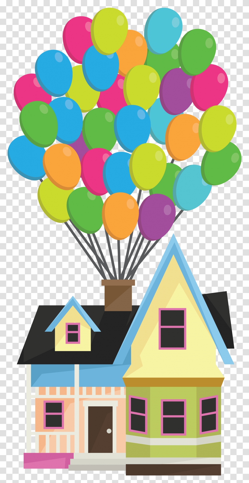 Disney Up, Balloon, Triangle Transparent Png