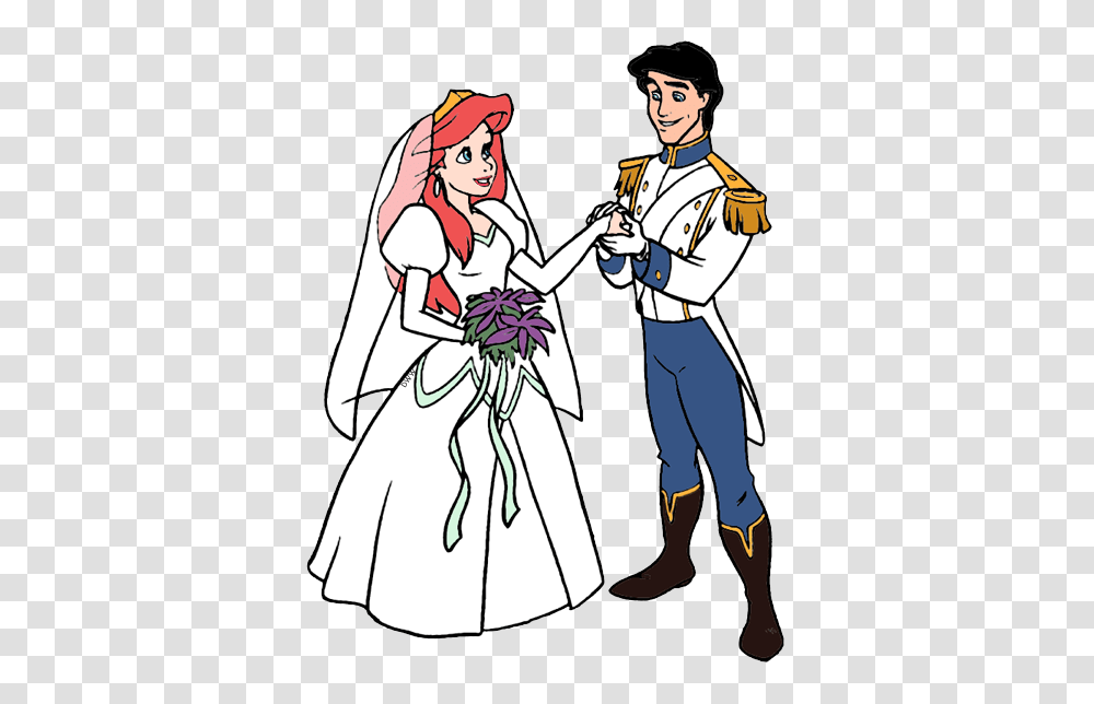 Disney Wedding Clipart Group With Items, Person, Book, Doctor, Drawing Transparent Png